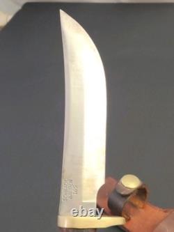 Vintage SCHRADE-WALDEN Model 165 OLD TIMER Knife with sheath. Made in USA