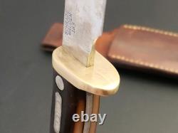 Vintage SCHRADE-WALDEN Model 165 OLD TIMER Knife with sheath. Made in USA