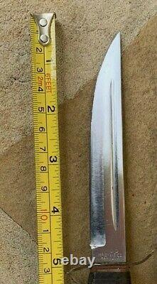 Vintage SOLINGEN IMCO IMPLEMENT CO GERMANY Stag Fixed Blade Old Hunting Knife