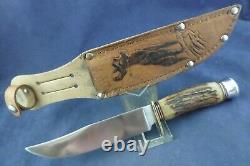 Vintage Schmidt & Ziegler 5056 Knife with Sheath