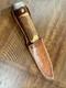 Vintage Schmidt & Ziegler Fixed Blade Knife #5519 Stag Handle Solingen Germany
