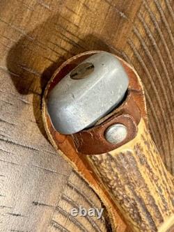 Vintage Schmidt & Ziegler Fixed Blade Knife #5519 Stag Handle Solingen Germany