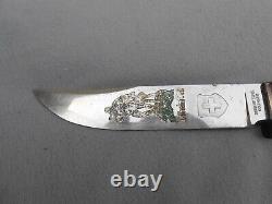 Vintage Schneidteufel Solingen William Tell Hunting Knife With Stag Handles