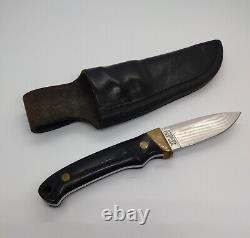 Vintage Schrade + PH2 U. S. A. Fixed Hunting Knife with Sheath