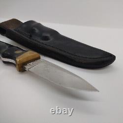 Vintage Schrade + PH2 U. S. A. Fixed Hunting Knife with Sheath