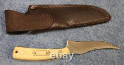 Vintage Schrade SC-502 Sharpfinger Scrimshaw Raccoon NOS Sheath BOXED USA Made