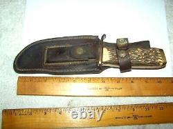 Vintage Schrade USA 171UH Uncle Henry Pro Hunting / Skinning Fixed Blade Knife