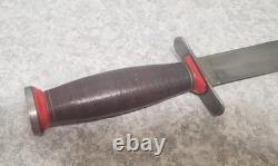 Vintage Schrade-Walden N. Y. Fixed Blade Bowie Hunting Knife with Sheath USA