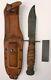 Vintage Survival Camillus Knife 5 Blade With Leather Sheath 1957 1961 N. Y