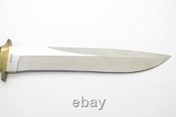 Vintage Tak Fukuta Bullet Inlay Custom Seki Japan Fixed Bowie Hunting Knife