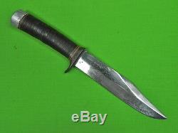 Vintage US 1960's Custom Made RANDALL Fighting Hunting Knife & Sheath