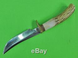 Vintage US Custom Hand Made RANDALL Model 4 5 Hunting Stag Knife & Sheath