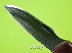 Vintage US Custom Made Handmade Hunting Knife with Sheath