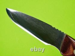 Vintage US Custom Made Handmade Hunting Knife with Sheath