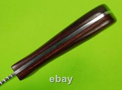 Vintage US Custom Made Handmade Hunting Knife with Sheath