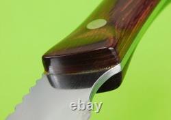 Vintage US Custom Made Handmade Hunting Knife with Sheath