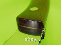 Vintage US Custom Made Handmade Hunting Knife with Sheath