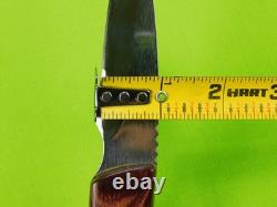 Vintage US Custom Made Handmade Hunting Knife with Sheath