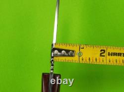 Vintage US Custom Made Handmade Hunting Knife with Sheath