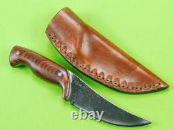 Vintage US Custom Made R. E. H. Hunting Knife with Sheath