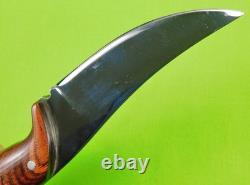 Vintage US Custom Made R. E. H. Hunting Knife with Sheath