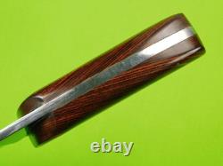 Vintage US Custom Made R. E. H. Hunting Knife with Sheath