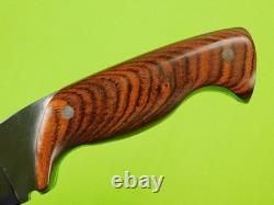 Vintage US Custom Made R. E. H. Hunting Knife with Sheath
