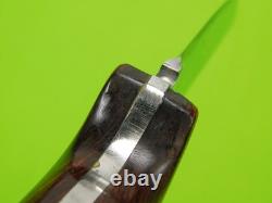 Vintage US Custom Made R. E. H. Hunting Knife with Sheath