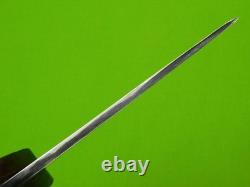 Vintage US Custom Made R. E. H. Hunting Knife with Sheath