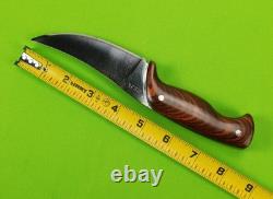 Vintage US Custom Made R. E. H. Hunting Knife with Sheath