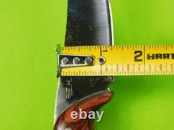 Vintage US Custom Made R. E. H. Hunting Knife with Sheath