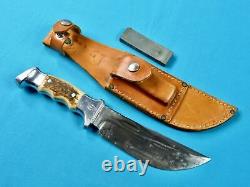 Vintage US Custom R. H. RUANA Bonner Montana Model 20B M Marked Hunting Knife