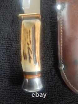 Vintage Ultra Rare Schneidteufel Rostfrei Solingen German Fixed Blade Hunting