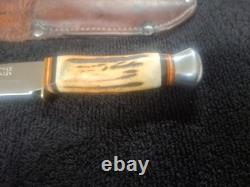 Vintage Ultra Rare Schneidteufel Rostfrei Solingen German Fixed Blade Hunting