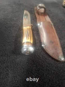 Vintage Ultra Rare Schneidteufel Rostfrei Solingen German Fixed Blade Hunting