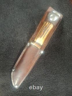 Vintage Ultra Rare Schneidteufel Rostfrei Solingen German Fixed Blade Hunting