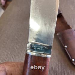 Vintage, Union Cutlery. Co, 1911-1923, Excel, Wood, Orig. Sheath