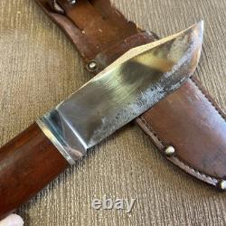 Vintage, Union Cutlery. Co, 1911-1923, Excel, Wood, Orig. Sheath