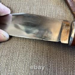 Vintage, Union Cutlery. Co, 1911-1923, Excel, Wood, Orig. Sheath
