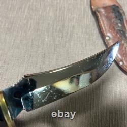 Vintage, Unused Or Sharpened, Western H-40, Stag, Orig. Sheath
