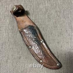 Vintage, Unused Or Sharpened, Western H-40, Stag, Orig. Sheath
