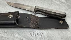 Vintage VERNCO Hand Honed HI-CV Stainless Japan Hunting Knife 4.75 Fixed Blade