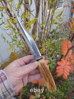 Vintage VOOS FIXED BLADE SHERIFF KNIFE SOLINGEN GERMANY