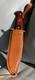Vintage Vietnam Era Western W49 USA Bowie Knife Large Fixed Blade Wood Handle