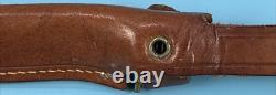 Vintage WESTERN Mod S-H48A Stag Grip Hunting Knife 4.50 Blade withOEM Sheath USA