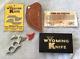 Vintage WK Wyoming Knives Game Skinner Old Stock NOS Extra Blades Original Box