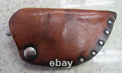 Vintage WK Wyoming Skinning Knife with Original Leather Sheath good condition