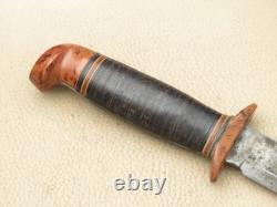 Vintage WWII WESTERN BOULDER Baby Shark Fixed-Blade Military Knife Bakelite