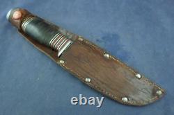 Vintage Wade & Butcher Sheffield England Boone Hunting Knife with Sheath
