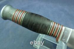 Vintage Wade & Butcher Sheffield England Boone Hunting Knife with Sheath
